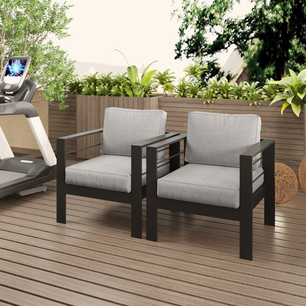 Aluminium best sale chairs outdoor